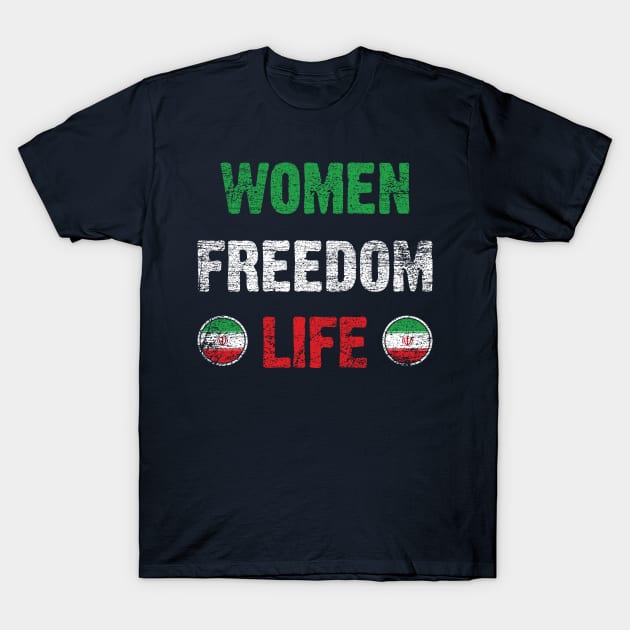 Women Freedom Life T-Shirt by Emma